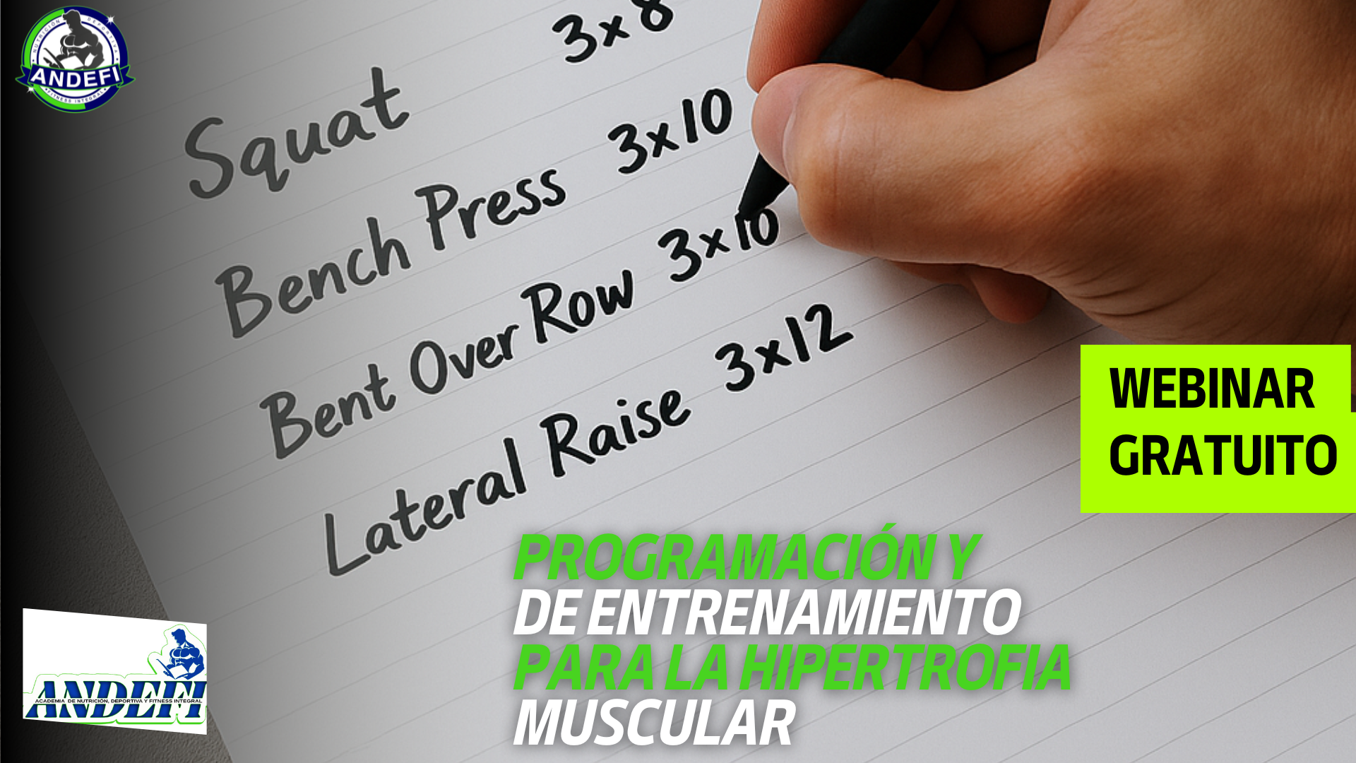 PROGRAMACIÓN DEL ENTRENAMIENTO PARA LA HIPERTROFIA MUSCULAR